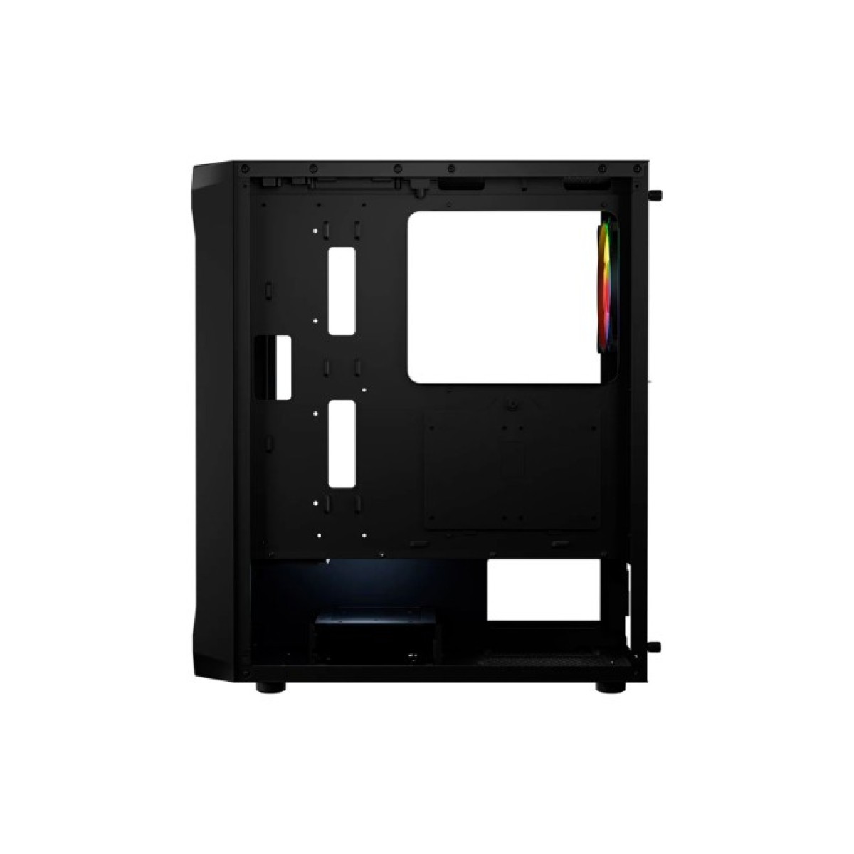 Корпус Logic concept PORTOS MESH+GLASS ARGB fans 4x120mm BLACK (AT-PORTOS-10-0000000-0002) 98_98.jpg - фото 5