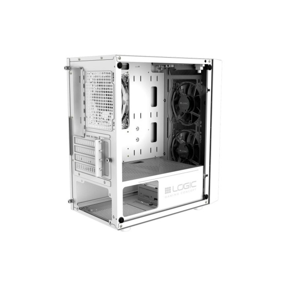 Корпус Logic concept ATOS MESH+GLASS ARGB fans 3x120mm WHITE (AM-ATOS-20-0000000-0002) 98_98.jpg - фото 11