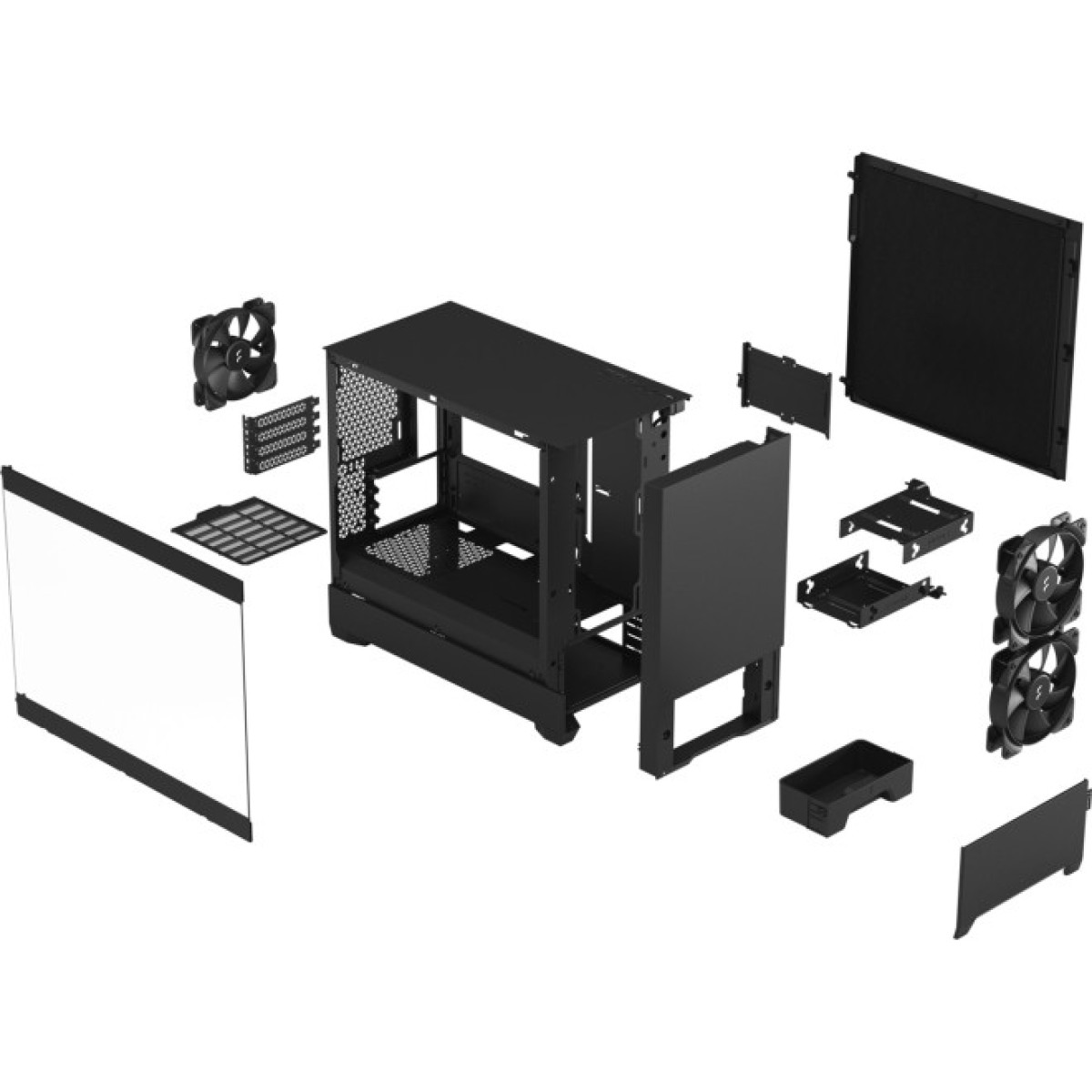 Корпус Fractal Design Pop Mini Silent Black TG (FD-C-POS1M-02) 98_98.jpg - фото 6