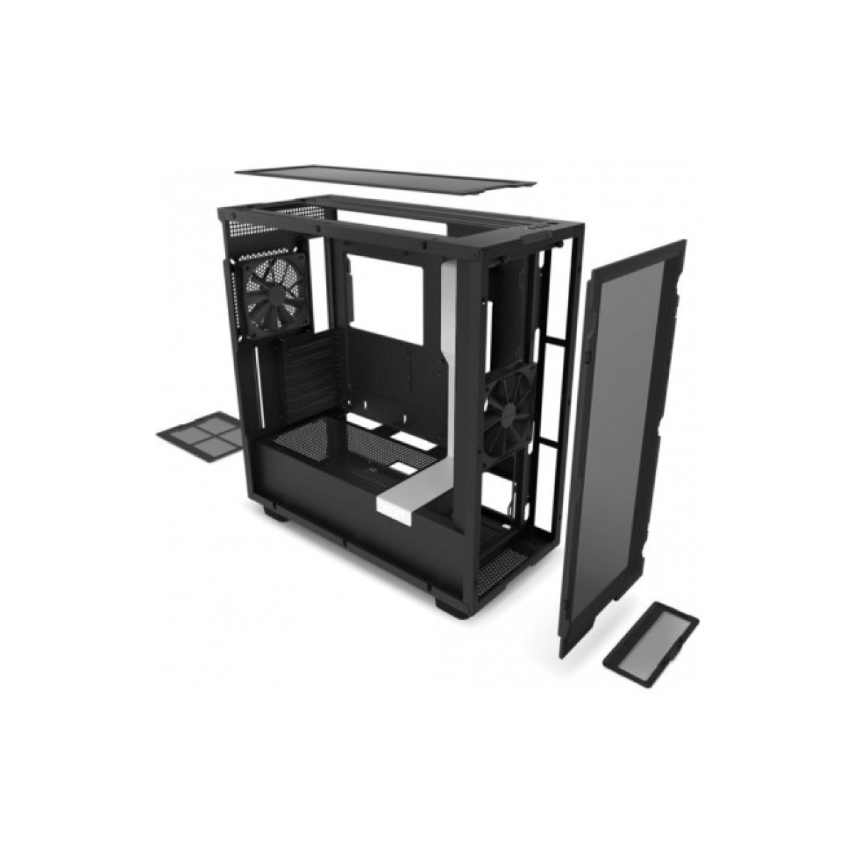 Корпус NZXT H7 v1 2022 Flow Edition Black and White (CM-H71FG-01) 98_98.jpg - фото 4