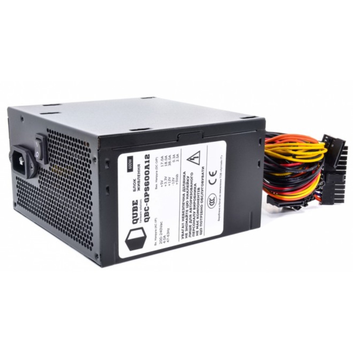 Блок питания Qube 600W (QBC-GPS600A12) 98_98.jpg - фото 3