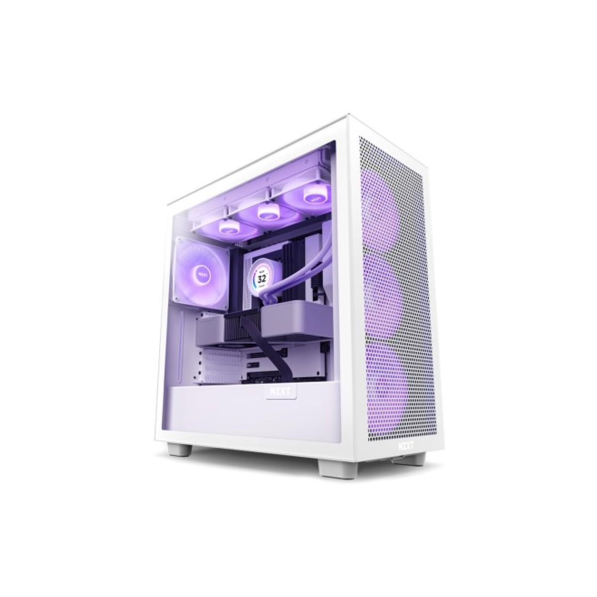 Корпус NZXT H7 Flow RGB 2023 Edition (CM-H71FW-R1) 98_98.jpg - фото 3