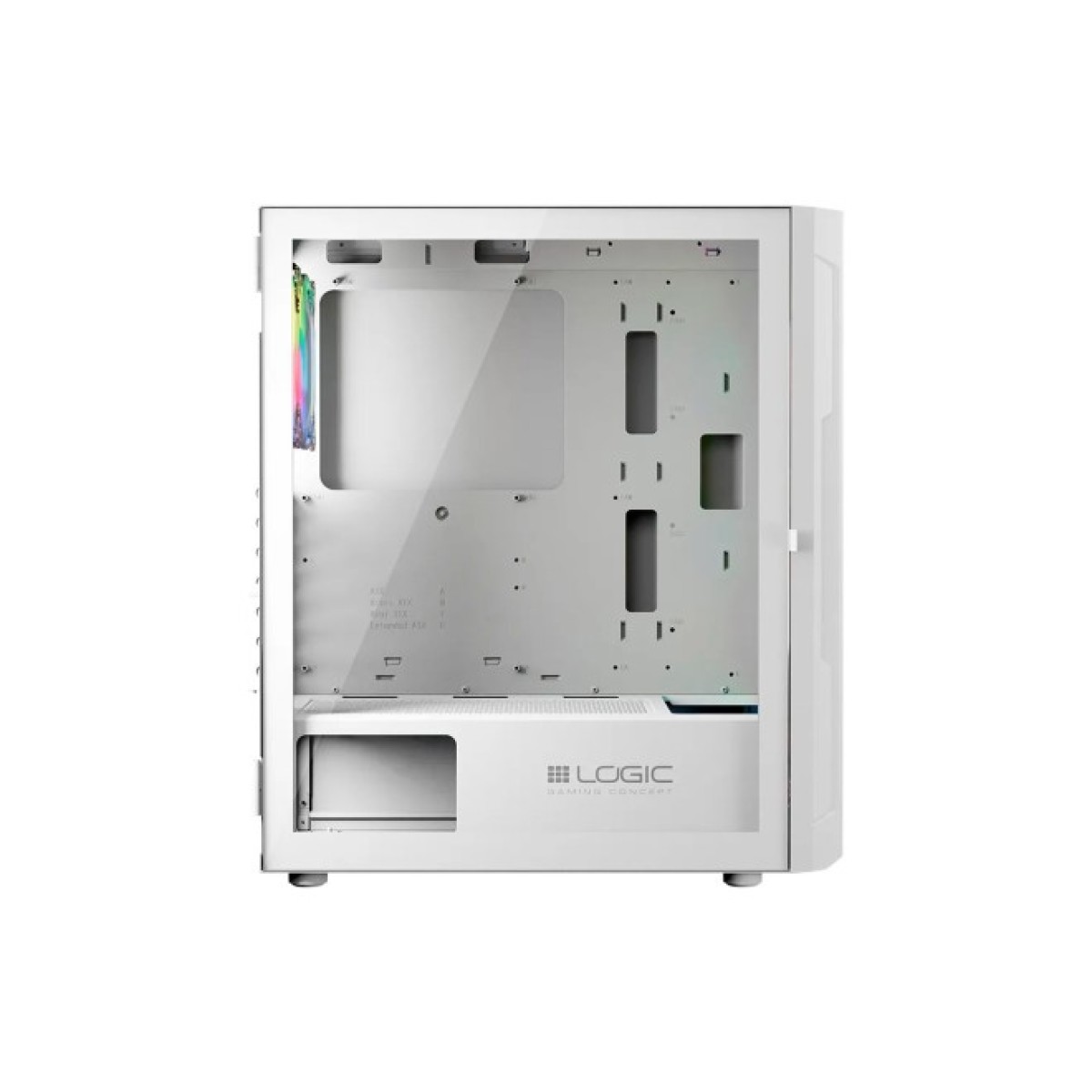 Корпус Logic concept ARAMIS MESH+GLASS ARGB fans 4x120mm WHITE (AT-ARAMIS-20-0000000-0002) 98_98.jpg - фото 2