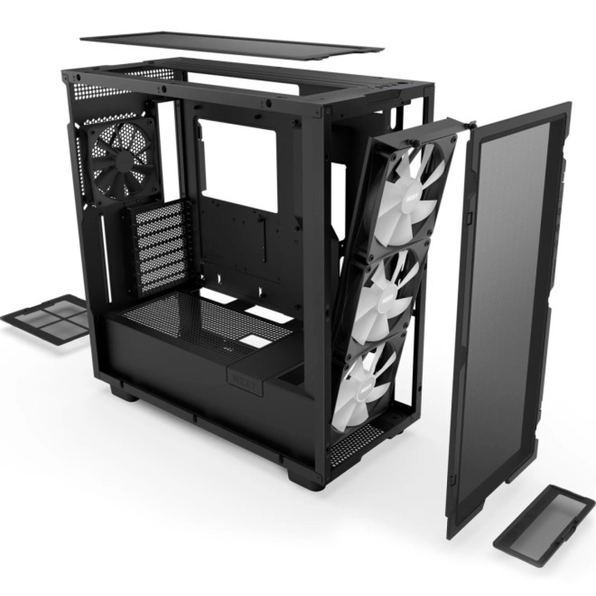 Корпус NZXT H7 Flow RGB 2023 Edition (CM-H71FB-R1) 98_98.jpg - фото 9