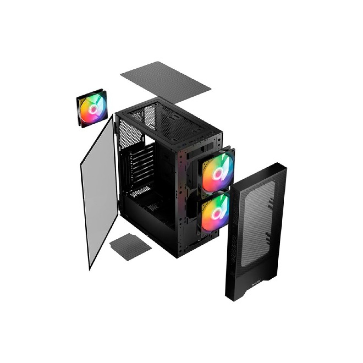 Корпус Logic concept ARYA MESH+GLASS ARGB fans 2x140mm+1x120mm BLACK (AT-ARYA-10-000000-0002) 98_98.jpg - фото 8