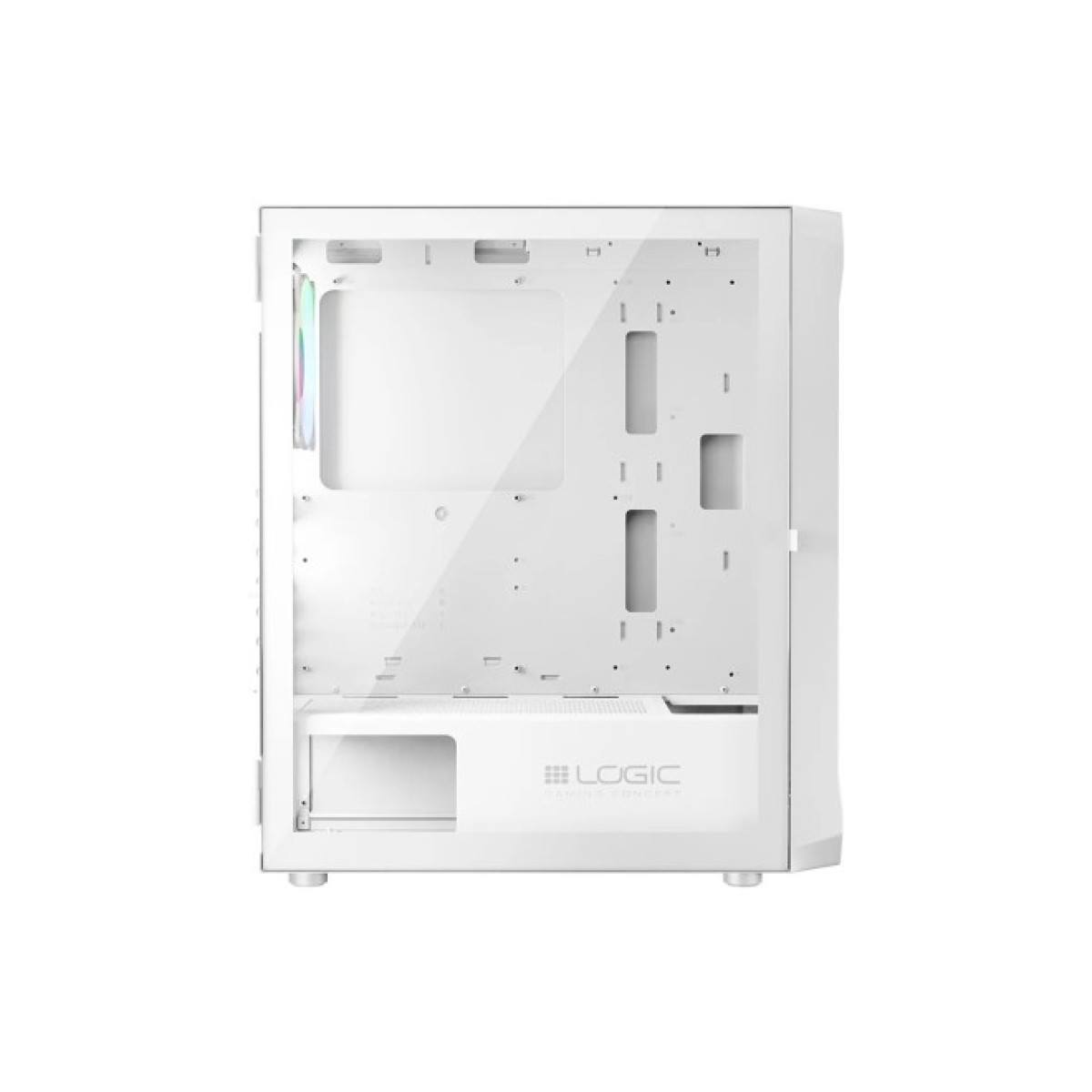 Корпус Logic concept PORTOS MESH+GLASS ARGB fans 3x120mm WHITE (AM-PORTOS-20-0000000-0002) 98_98.jpg - фото 8