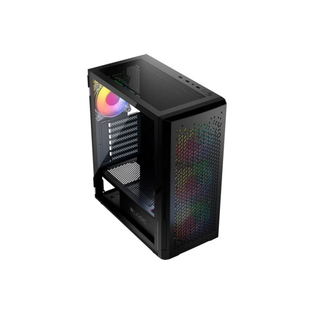 Корпус Logic concept ARAMIS MESH+GLASS ARGB fans 4x120mm BLACK (AT-ARAMIS-10-0000000-0002) 98_98.jpg - фото 11