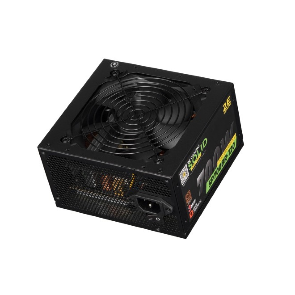 Блок живлення 2E GAMING SOLID POWER (700W), >85, 80+ Bronze, 120mm, 1xMB 24pin(20+4), 1xCPU 8pin(4+4), 3xMolex, (2E-SP700BR-120) 98_98.jpg - фото 6