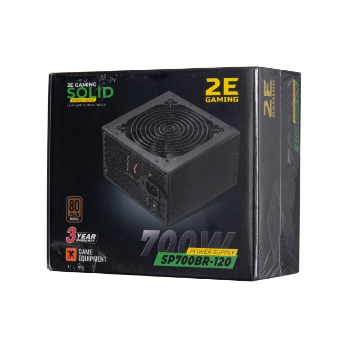 Блок живлення 2E GAMING SOLID POWER (700W), >85, 80+ Bronze, 120mm, 1xMB 24pin(20+4), 1xCPU 8pin(4+4), 3xMolex, (2E-SP700BR-120) 98_98.jpg - фото 7