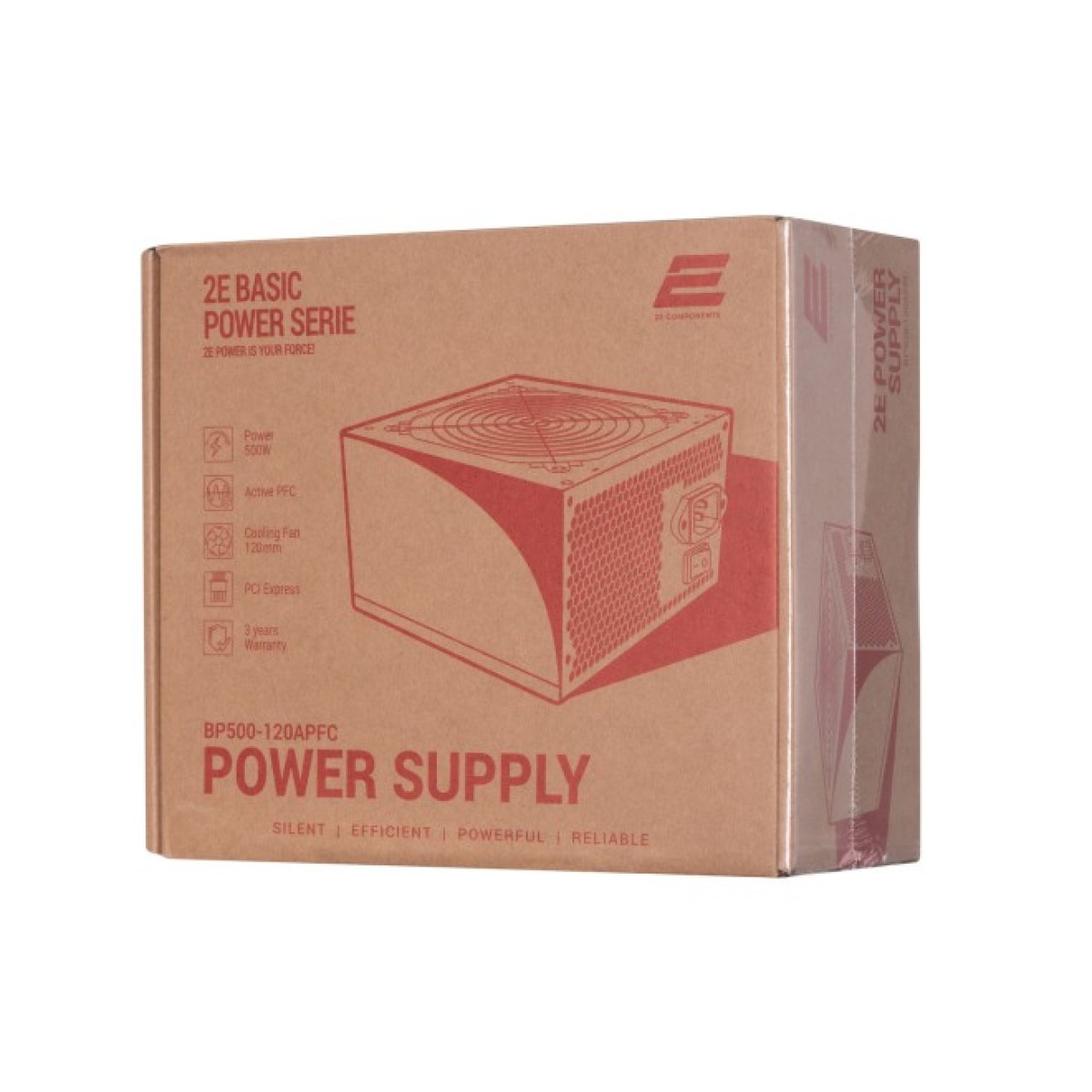 Блок питания 2E BASIC POWER (500W), 80, 120mm, 1xMB 24pin(20+4), 1xCPU 8pin(4+4), 3xMolex, 4xSATA, 2xPCIe 8pin( (2E-BP500-120APFC) 98_98.jpg - фото 6