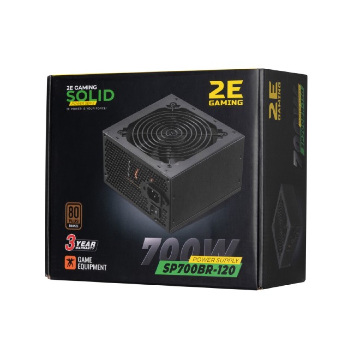 Блок живлення 2E GAMING SOLID POWER (700W), >85, 80+ Bronze, 120mm, 1xMB 24pin(20+4), 1xCPU 8pin(4+4), 3xMolex, (2E-SP700BR-120) 98_98.jpg - фото 10