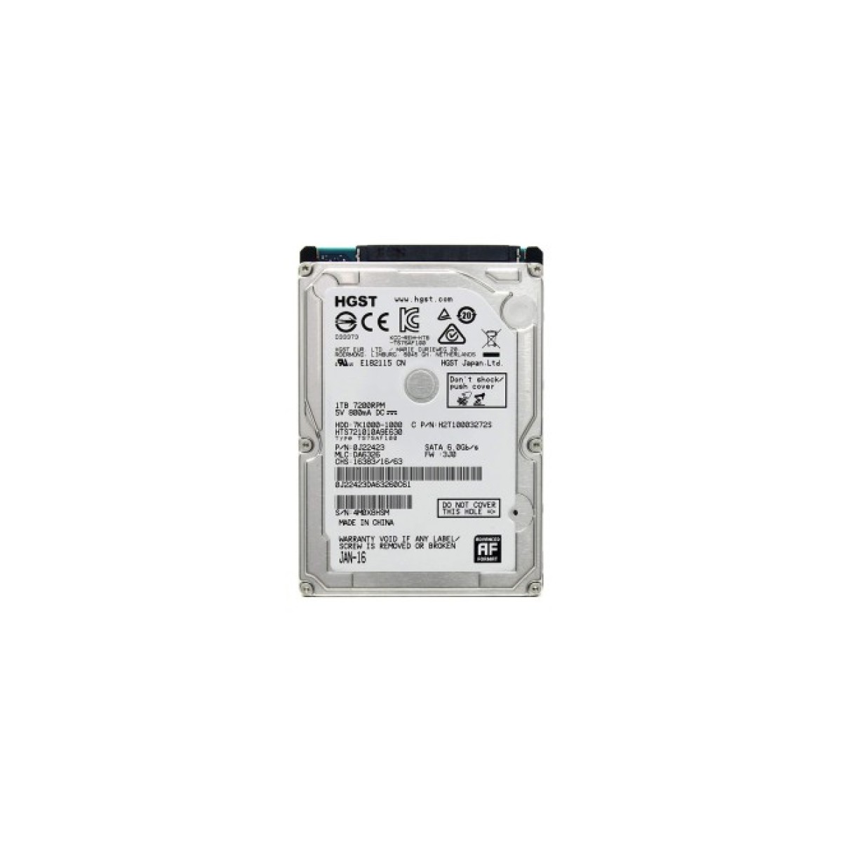Жорсткий диск для ноутбука 2.5" 1TB WDC Hitachi HGST (HTS721010A9E630) 256_256.jpg