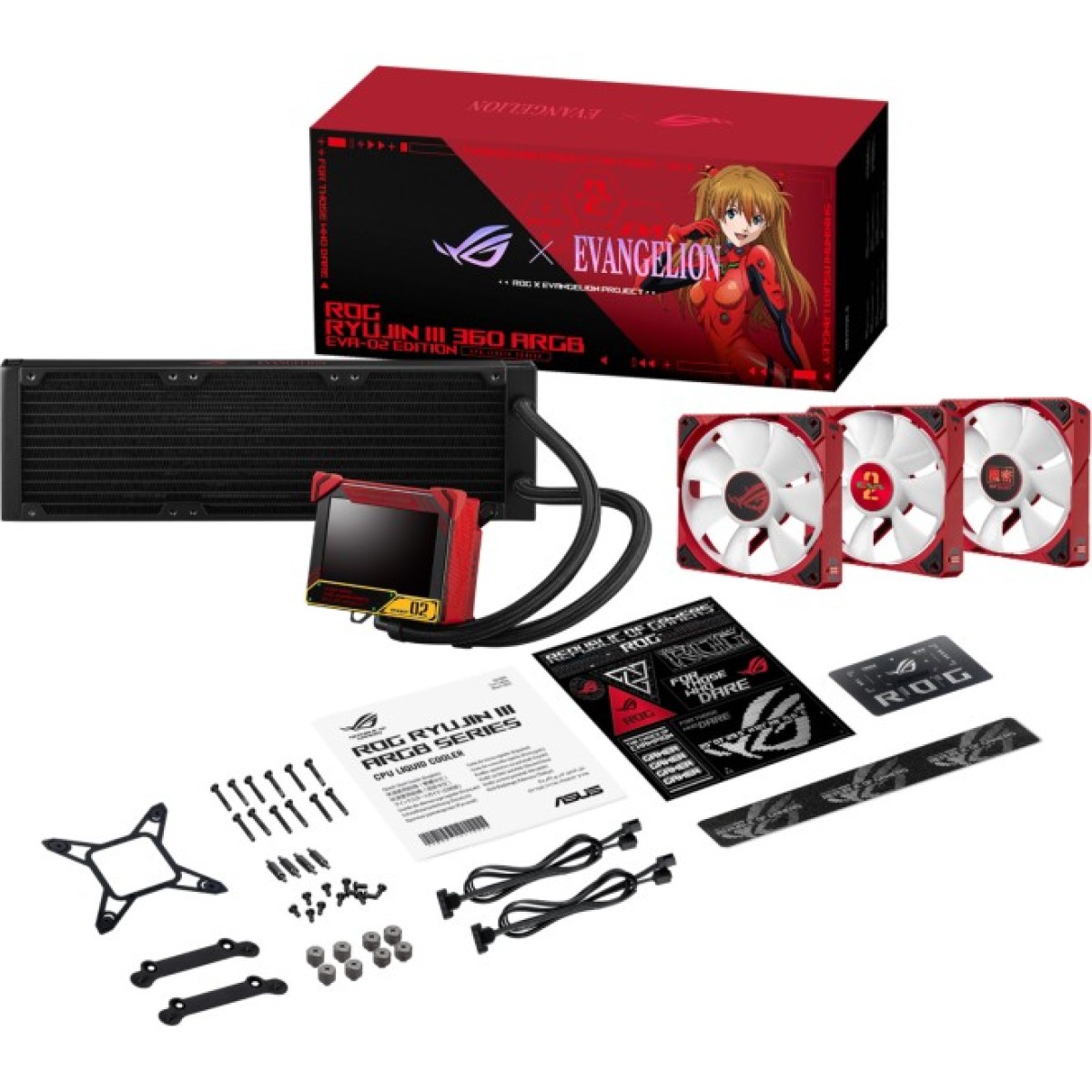 Система водяного охолодження ASUS ROG RYUJIN III 360 ARGB EVA-02 Edition (90RC00L3-M0UAY0) 98_98.jpg - фото 4