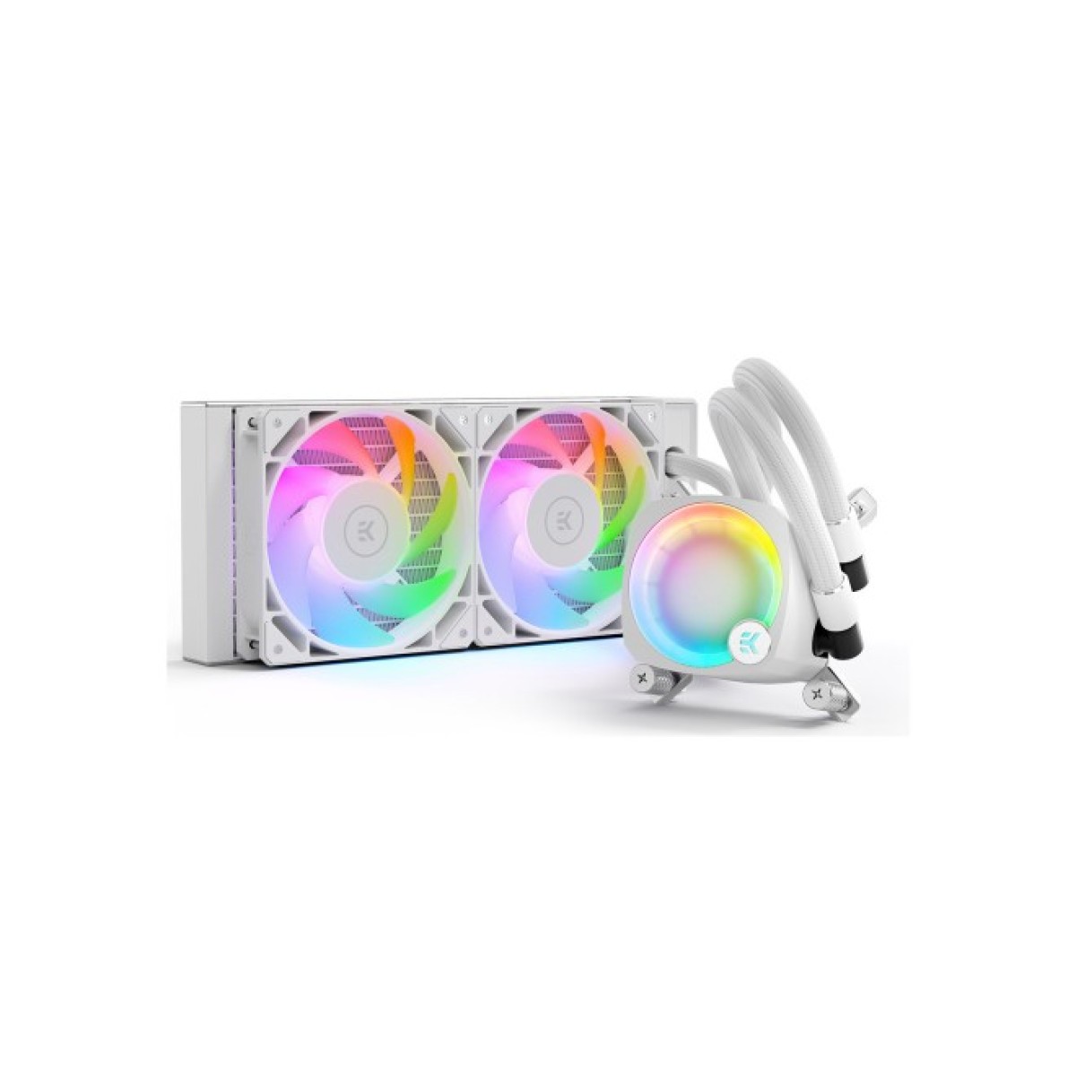 Система водяного охолодження Ekwb EK-Nucleus AIO CR240 Lux D-RGB - White (3831109897843) 98_98.jpg - фото 1