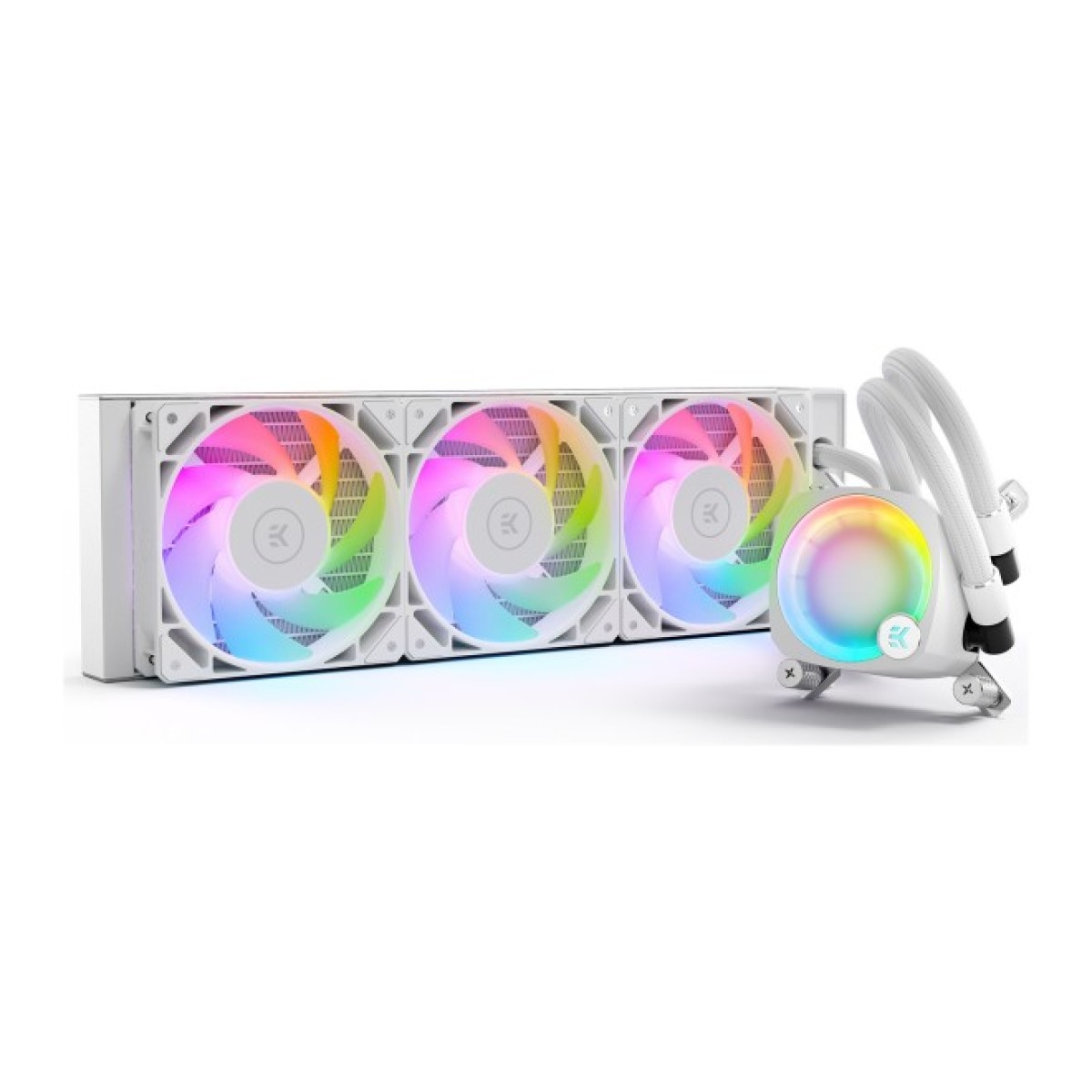 Система водяного охлаждения Ekwb EK-Nucleus AIO CR360 Lux D-RGB - White (3831109897850) 256_256.jpg