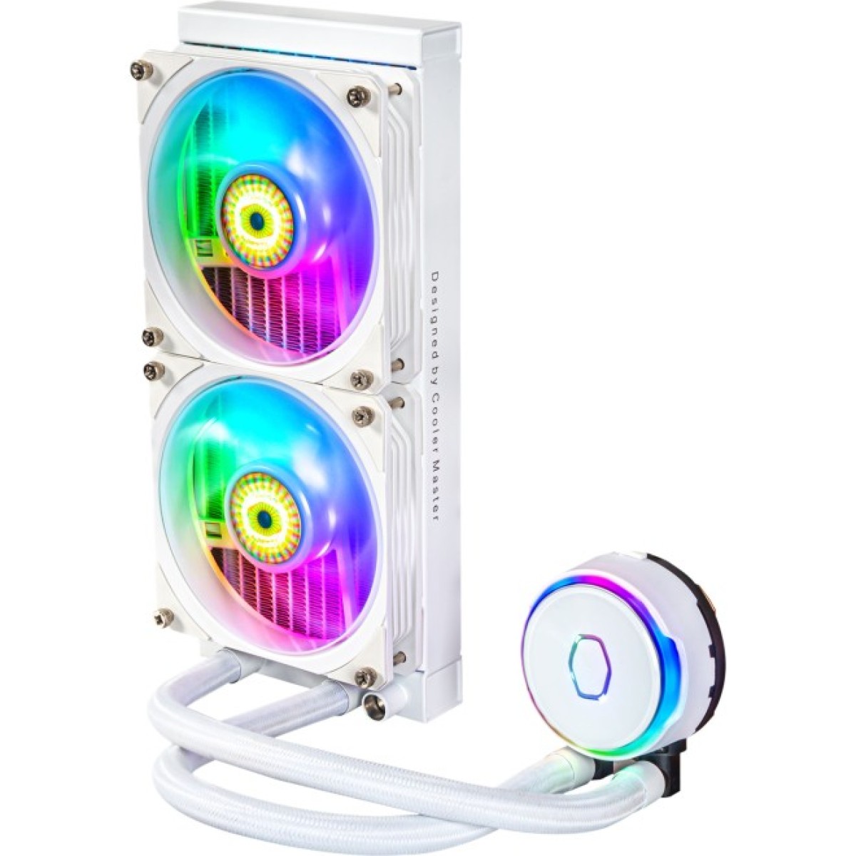 Система водяного охолодження CoolerMaster MasterLiquid PL240 Flux White Edition (MLY-D24M-A23PZ-RW) 98_98.jpg - фото 3