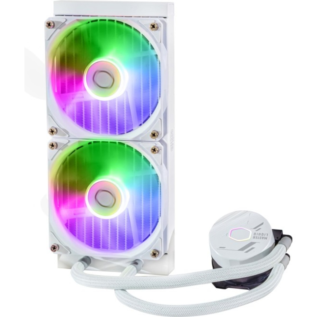 Система водяного охлаждения CoolerMaster MasterLiquid 240L Core ARGB White (MLW-D24M-A18PZ-RW) 98_98.jpg - фото 5