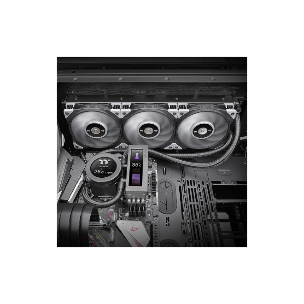 Система водяного охлаждения ThermalTake Floe RC Ultra 360 CPUMemory AIO Liquid Cooler (CL-W325-PL12GM-A) 98_98.jpg - фото 6