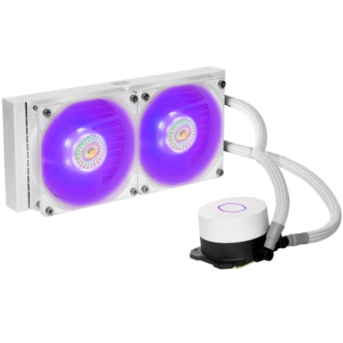 Система водяного охолодження CoolerMaster MasterLiquid ML240L V2 RGB White Edition (MLW-D24M-A18PC-RW) 98_98.jpg - фото 4