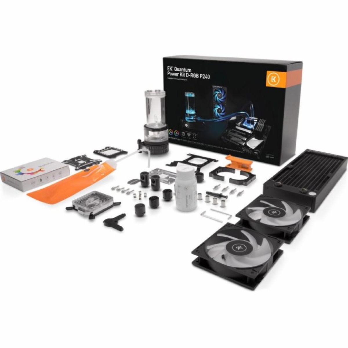 Система водяного охолодження Ekwb EK-Quantum Power Kit D-RGB P240 (3831109818428) 98_98.jpg - фото 1