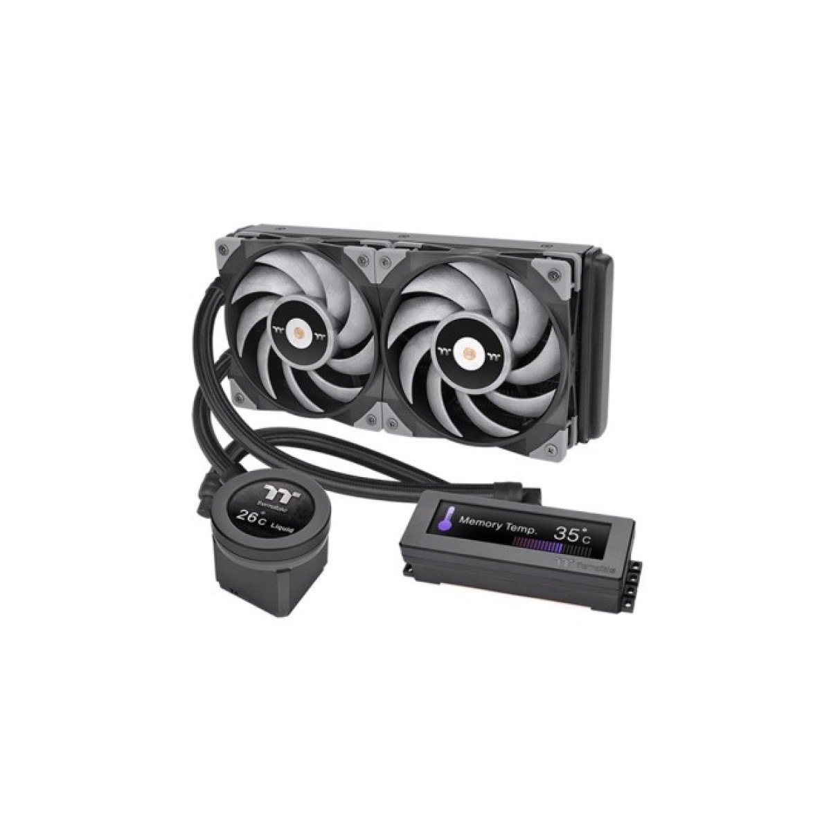 Система водяного охлаждения ThermalTake Floe RC Ultra 240 CPUMemory (CL-W324-PL12GM-A) 256_256.jpg