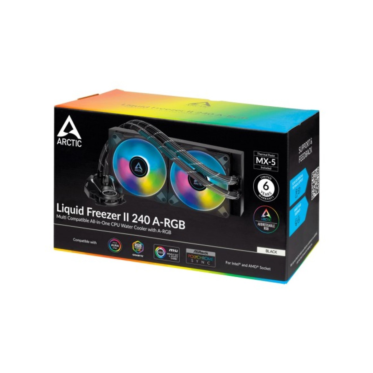 Система водяного охолодження Arctic Liquid Freezer II 240 RGB (ACFRE00093A) 98_98.jpg - фото 6