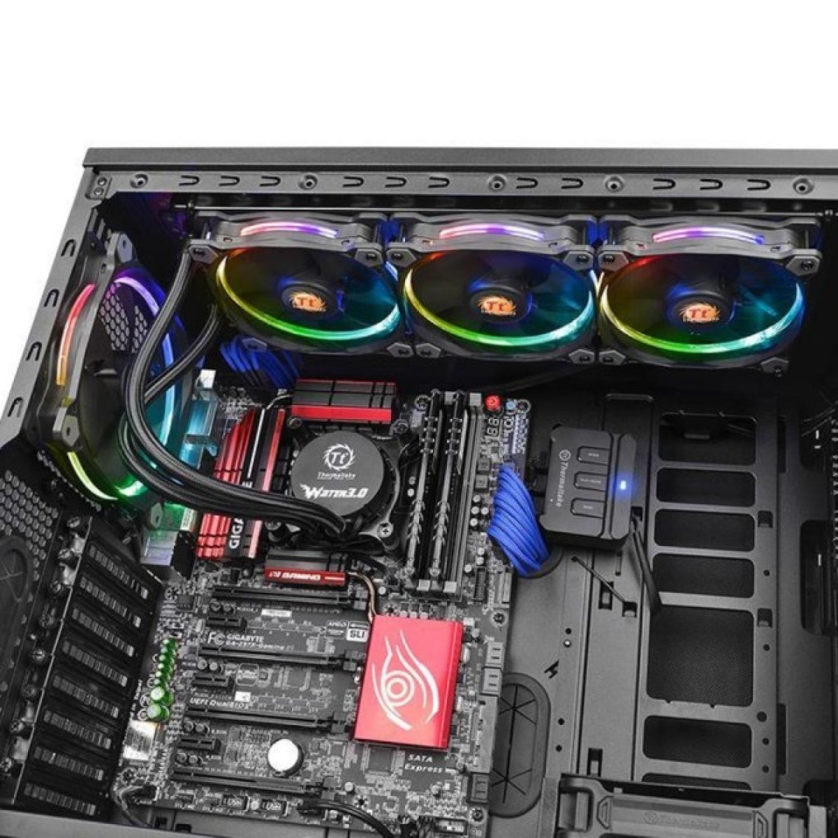 Система водяного охлаждения ThermalTake Water 3.0 Riing RGB 360 (CL-W108-PL12SW-A) 98_98.jpg - фото 9