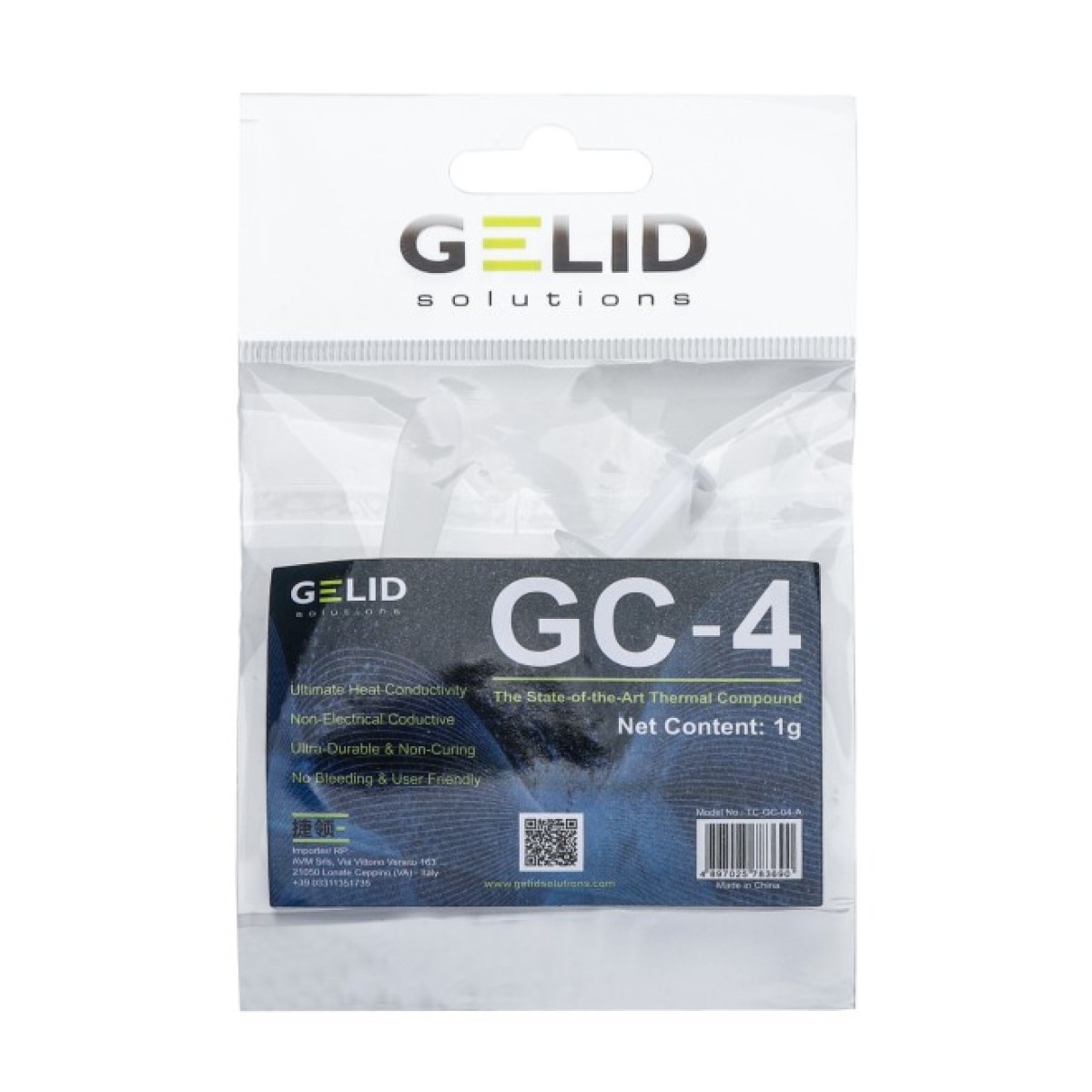 Термопаста Gelid Solutions GC4 1g (TC-GC-04-A) 98_98.jpg - фото 2