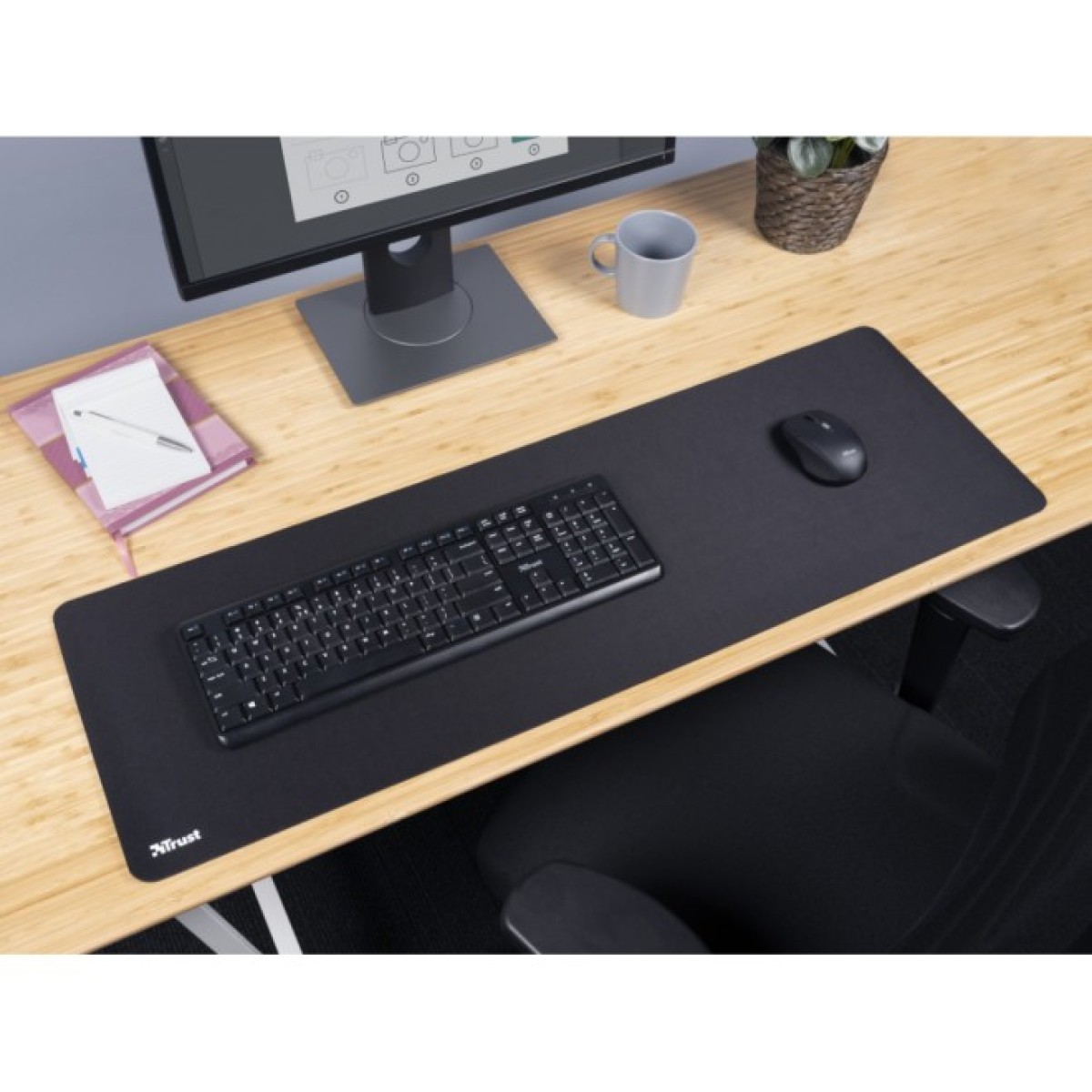 Килимок для мишки Trust Mouse Pad XXL Black (24194) 98_98.jpg - фото 3