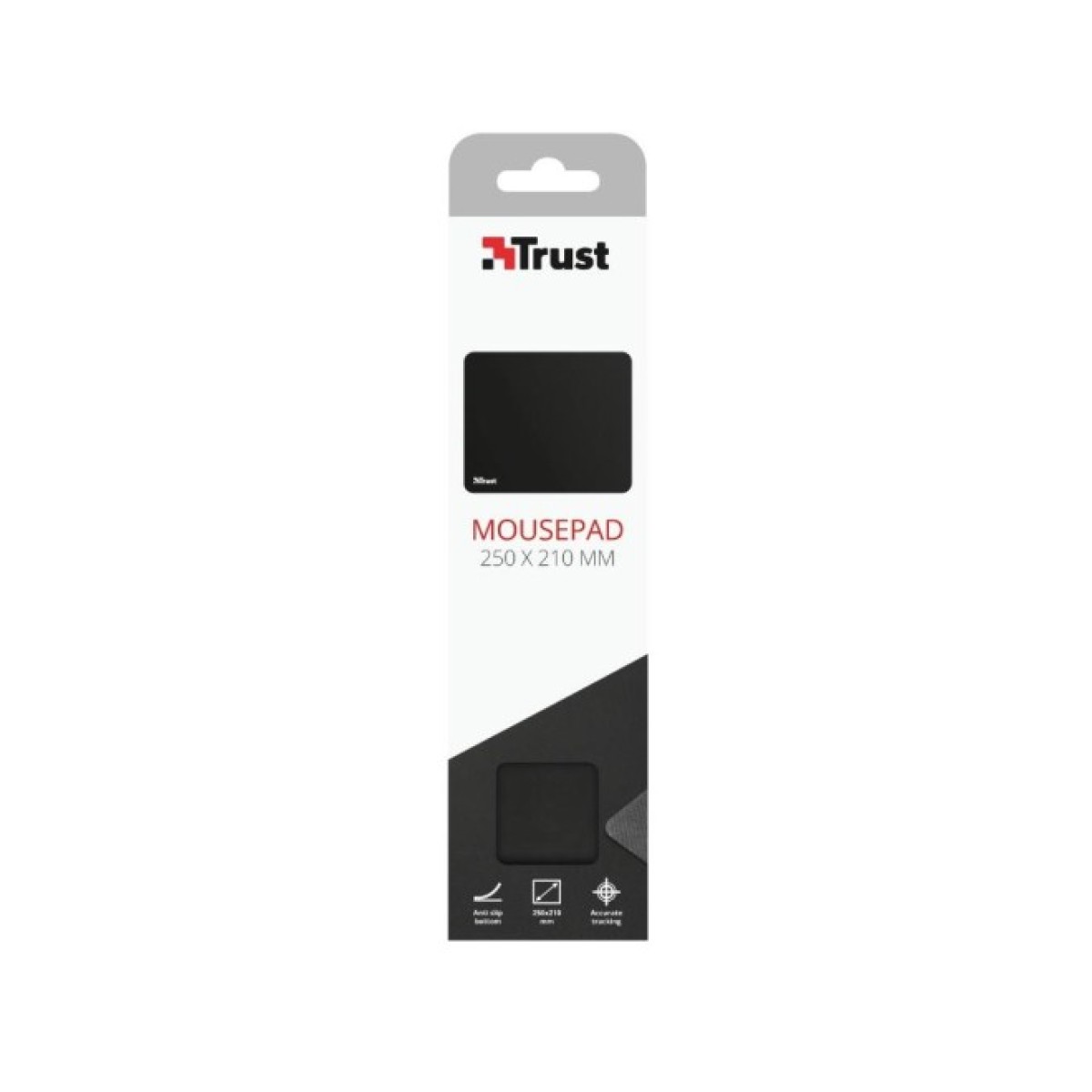 Килимок для мишки Trust Mouse Pad M Black (24193) 98_98.jpg - фото 3