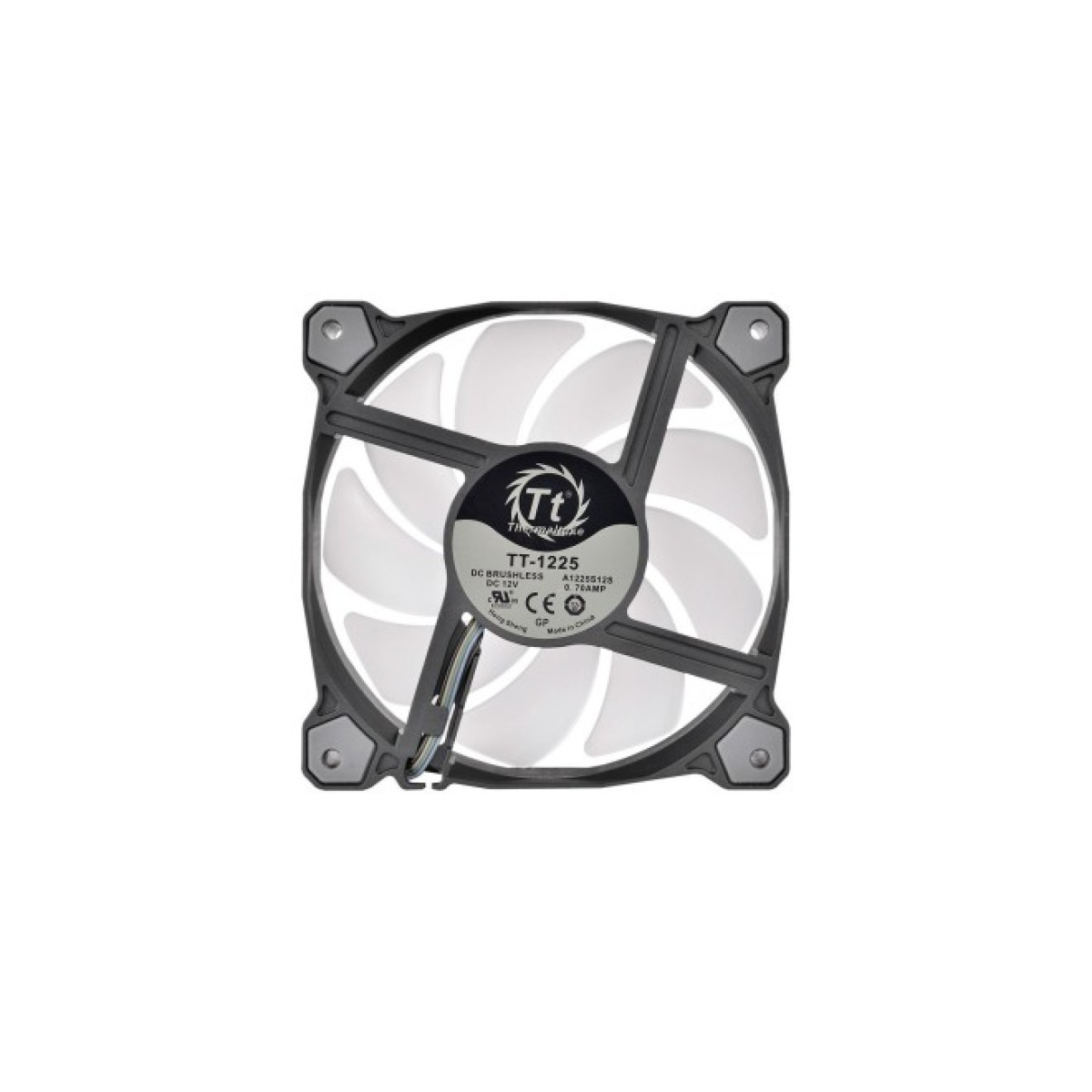 Кулер до корпусу ThermalTake Pure Plus RGB 12 Radiator Fan TT Premium Edition 3Pack/Fan/120 (CL-F063-PL12SW-A) 98_98.jpg - фото 5