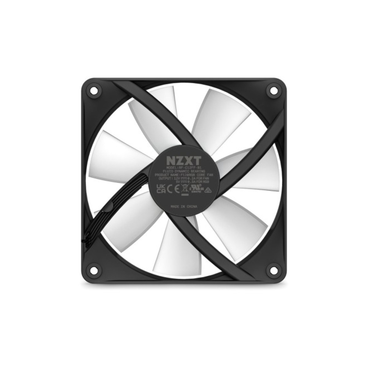 Кулер для корпуса NZXT F120RGB Core - 120mm - Hub-mounted RGB F (RF-C12SF-B1) 98_98.jpg - фото 7