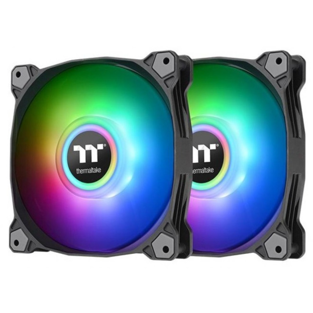 Кулер до корпусу ThermalTake Pure Duo 12 ARGB Sync Radiator Fan 2 Pack Fan (CL-F115-PL12SW-A) 98_98.jpg - фото 4