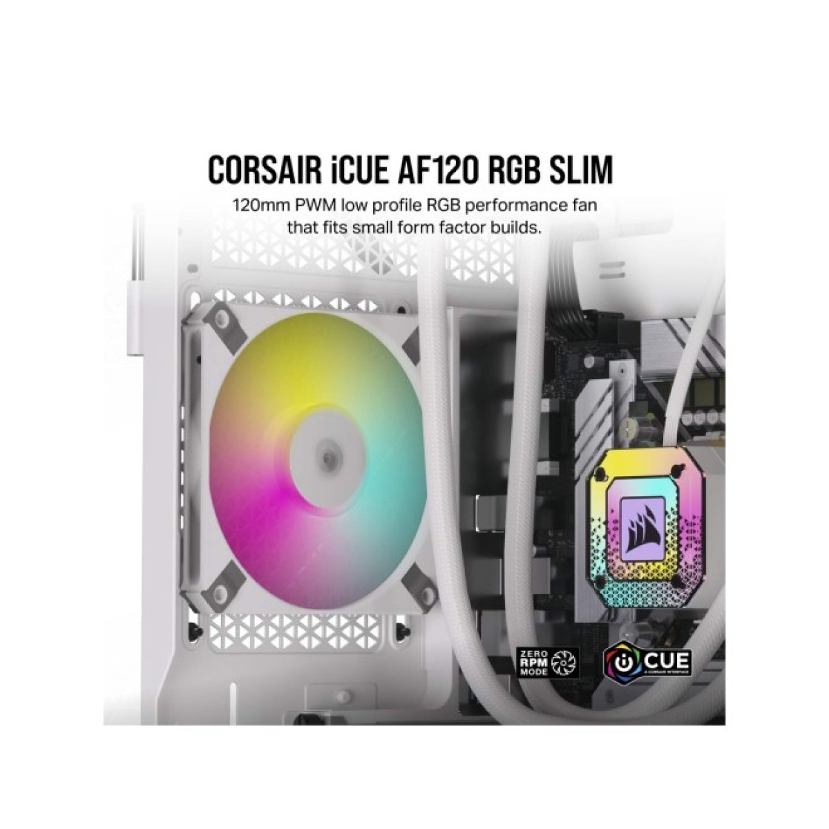 Кулер для корпуса Corsair iCUE AF120 RGB Slim White (CO-9050164-WW) 98_98.jpg - фото 12