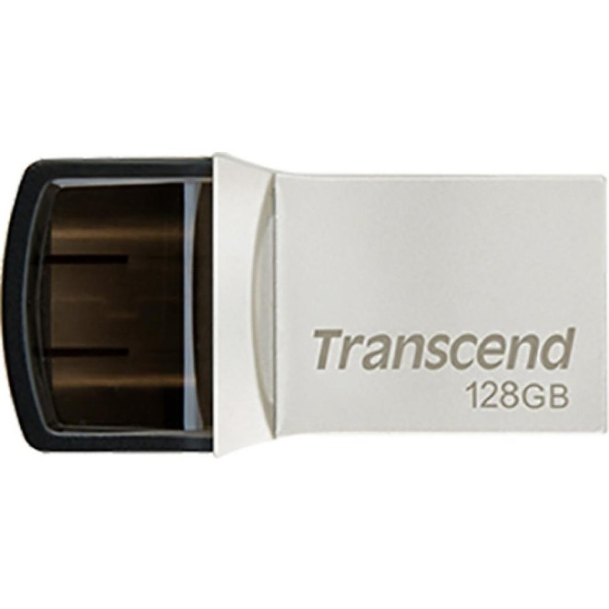 USB флеш накопитель Transcend 128GB JetFlash 890 Silver USB 3.1/Type-C (TS128GJF890S) 256_256.jpg