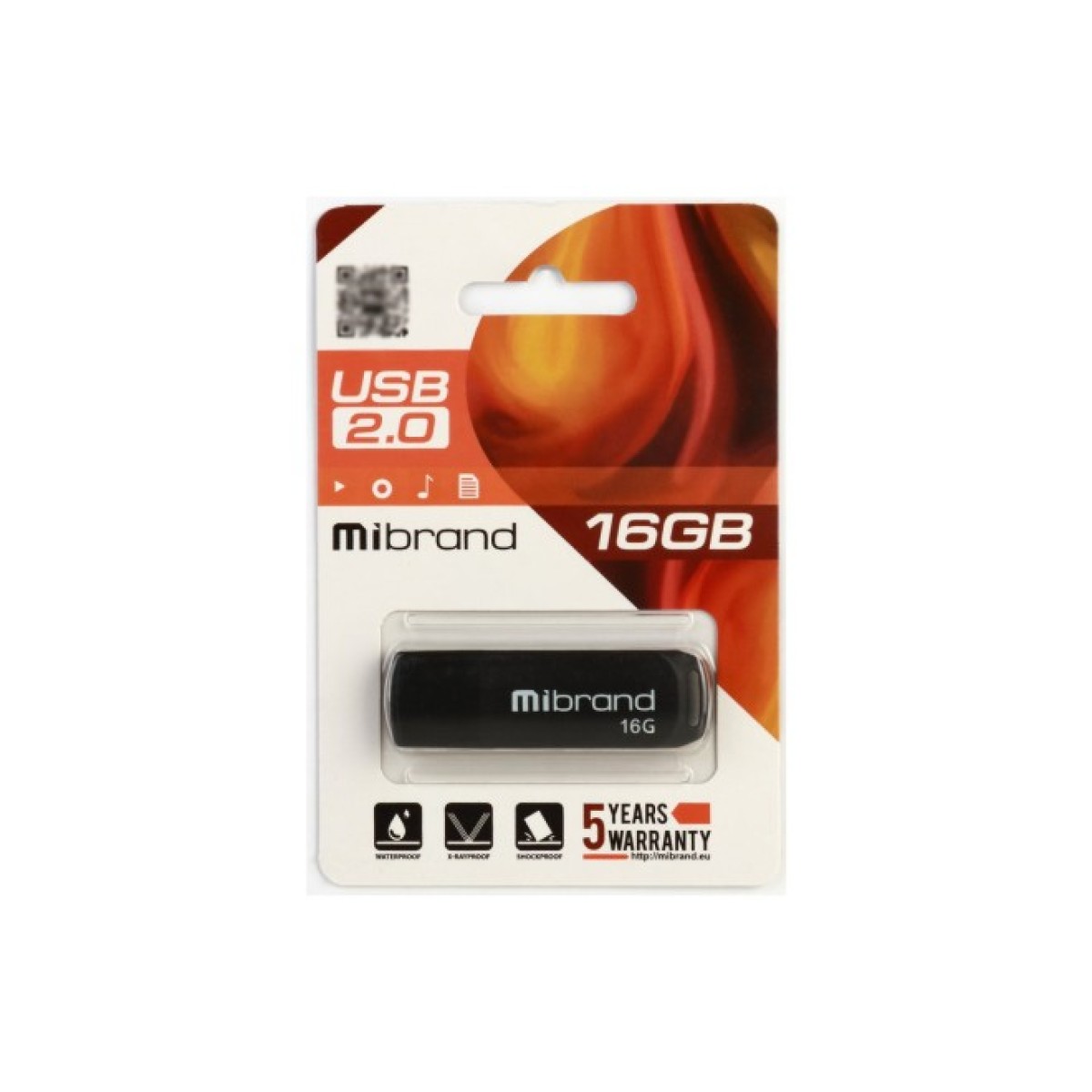 USB флеш накопичувач Mibrand 16GB Mink Black USB 2.0 (MI2.0/MI16P4B) 98_98.jpg - фото 2