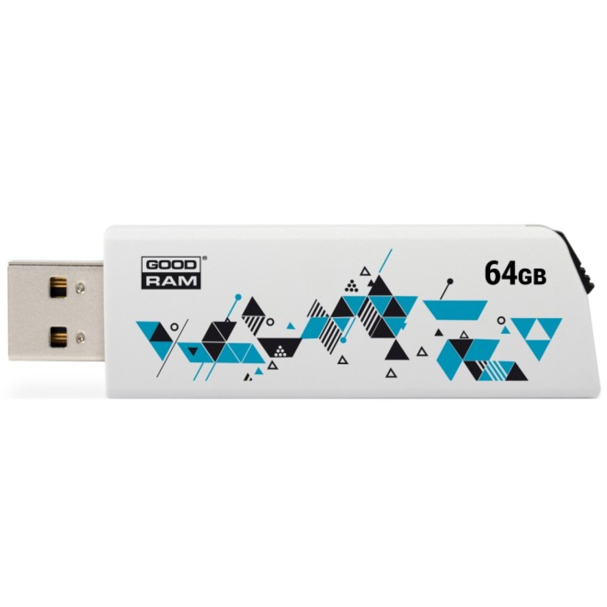 USB флеш накопичувач Goodram 64GB Cl!ck White USB 2.0 (UCL2-0640W0R11) 98_98.jpg - фото 2