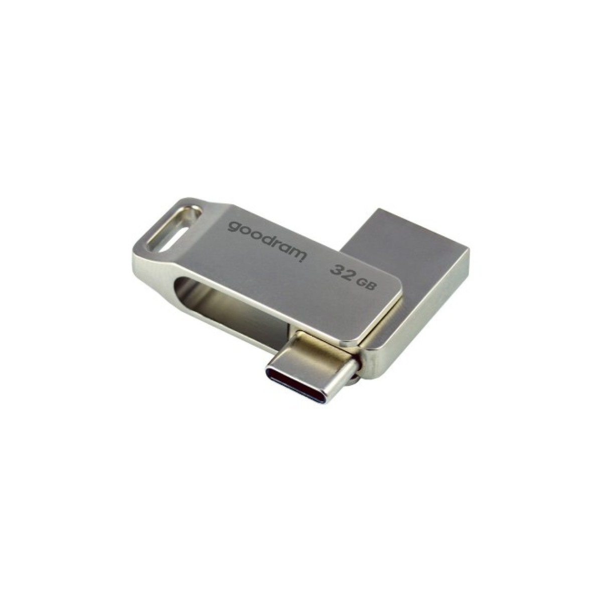 USB флеш накопичувач Goodram 32GB ODA3 Silver USB 3.0 / Type-C (ODA3-0320S0R11) 98_98.jpg - фото 2