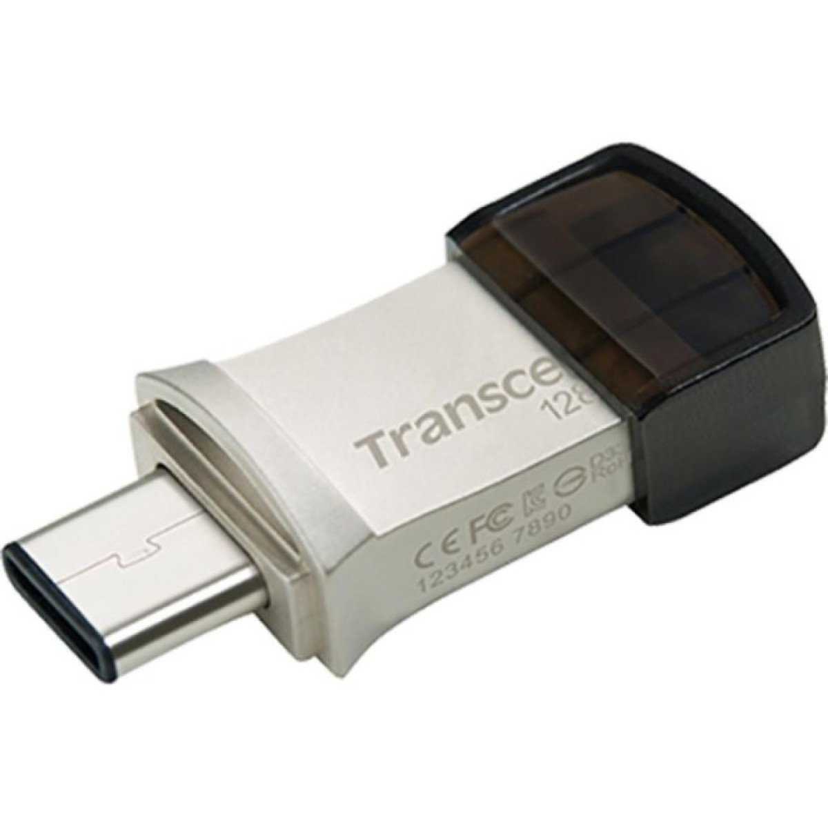 USB флеш накопичувач Transcend 128GB JetFlash 890 Silver USB 3.1/Type-C (TS128GJF890S) 98_98.jpg - фото 2