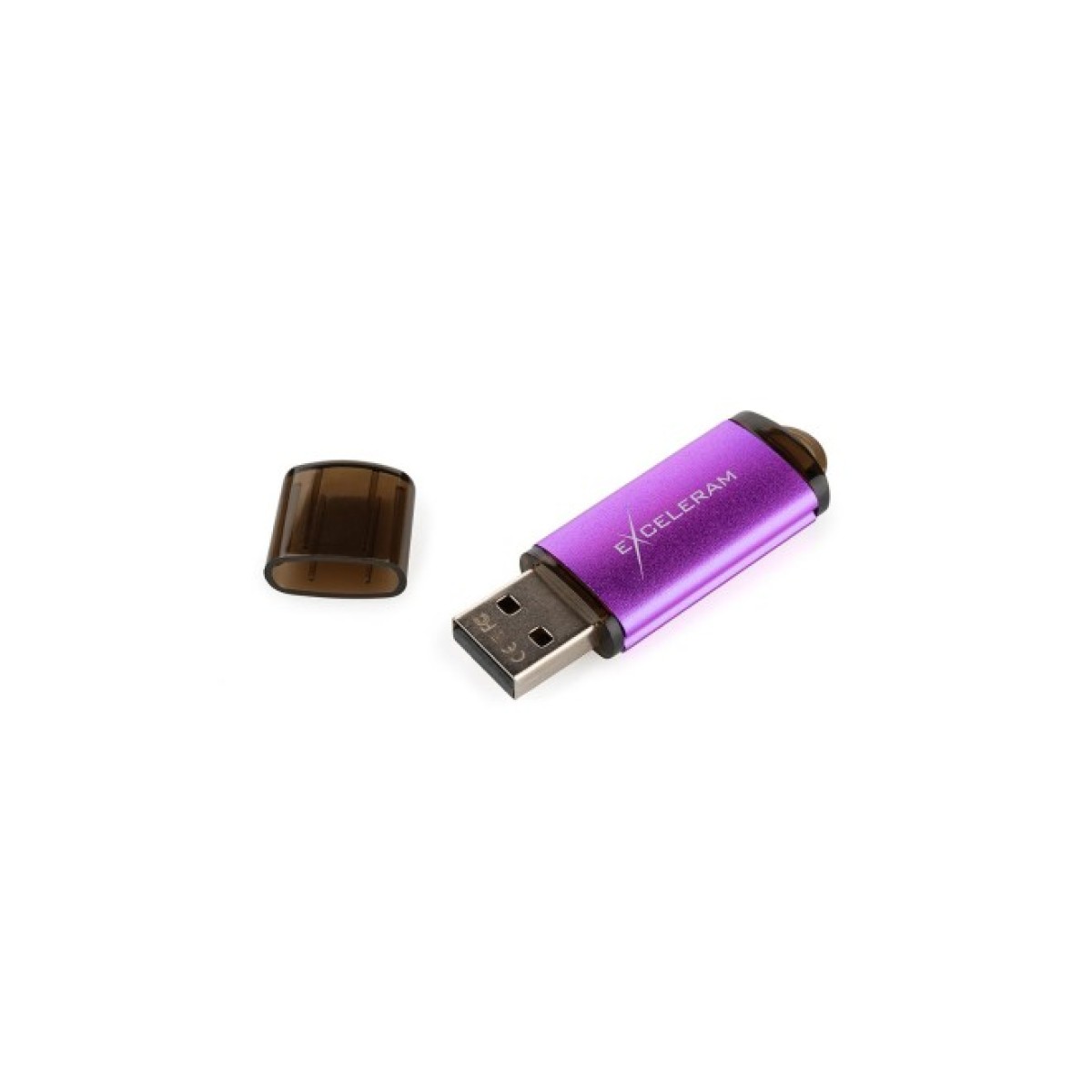 USB флеш накопичувач eXceleram 32GB A3 Series Purple USB 2.0 (EXA3U2PU32) 98_98.jpg - фото 2