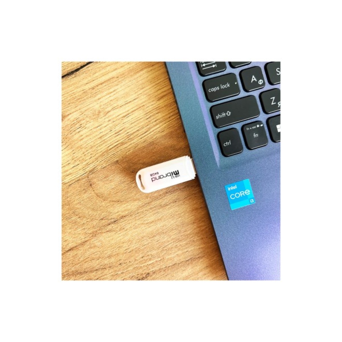 USB флеш накопитель Mibrand 64GB Marten White USB 3.2 (MI3.2/MA64P10W) 98_98.jpg - фото 3