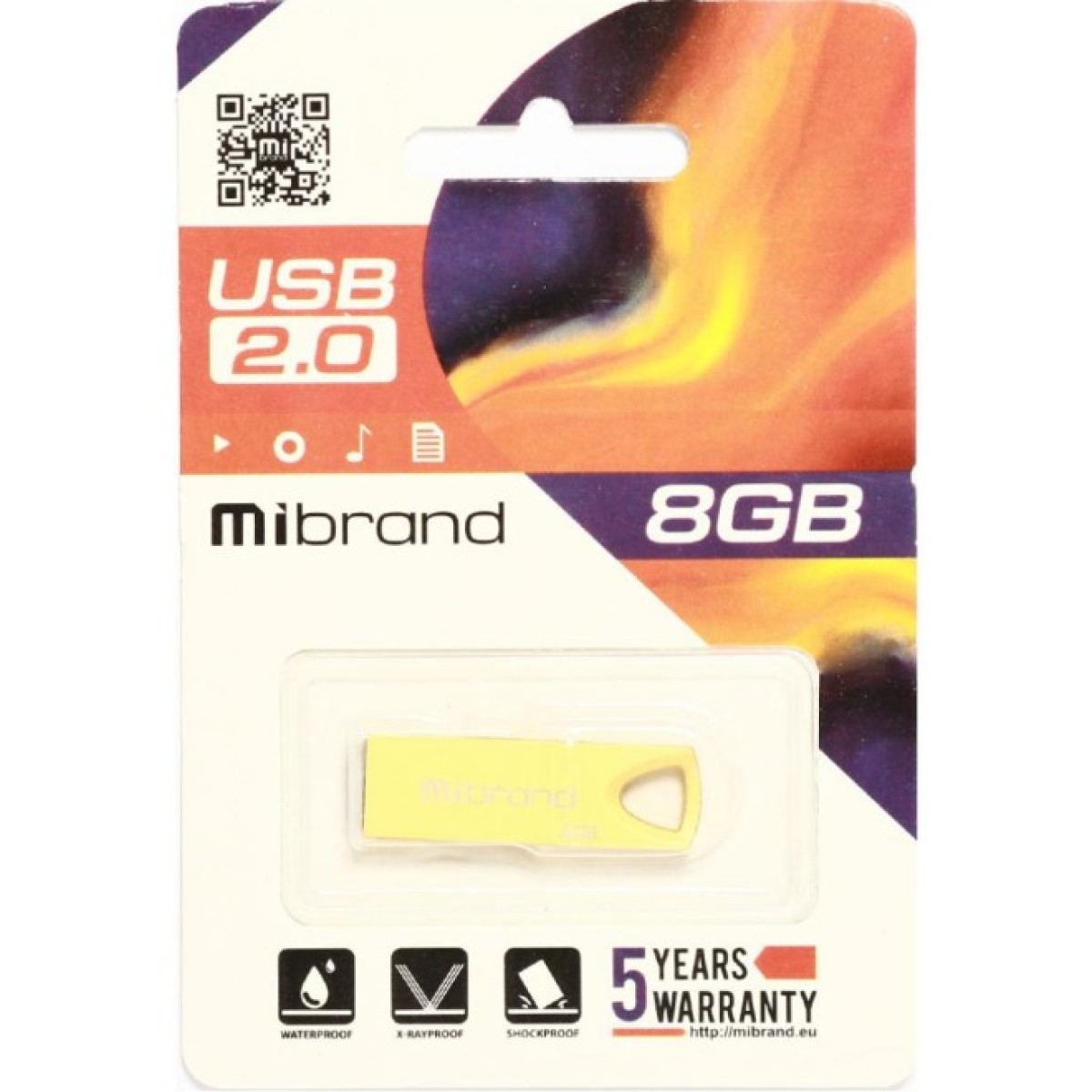 USB флеш накопичувач Mibrand 8GB Puma Silver USB 2.0 (MI2.0/PU8U1S) 98_98.jpg - фото 2