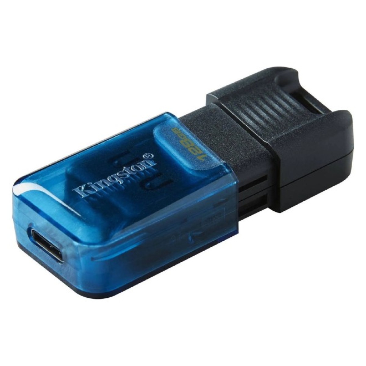 USB флеш накопичувач Kingston DataTraveler 80 M Blue/Black (DT80M/128GB) 98_98.jpg - фото 2
