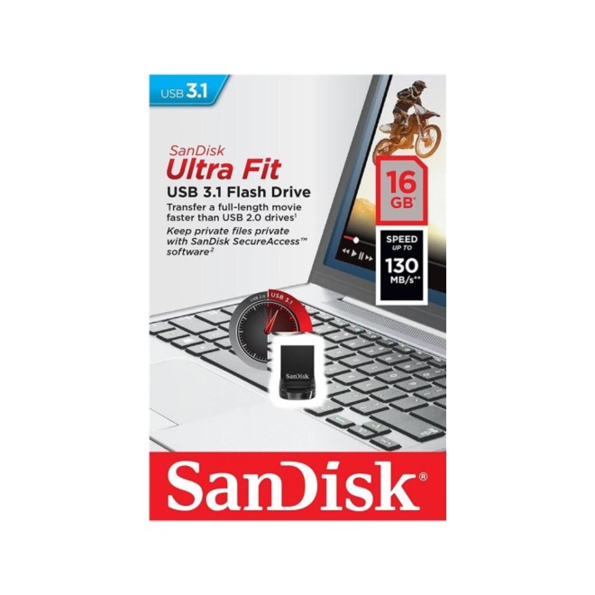 USB флеш накопичувач SanDisk 16GB Ultra Fit USB 3.1 (SDCZ430-016G-G46) 98_98.jpg - фото 4