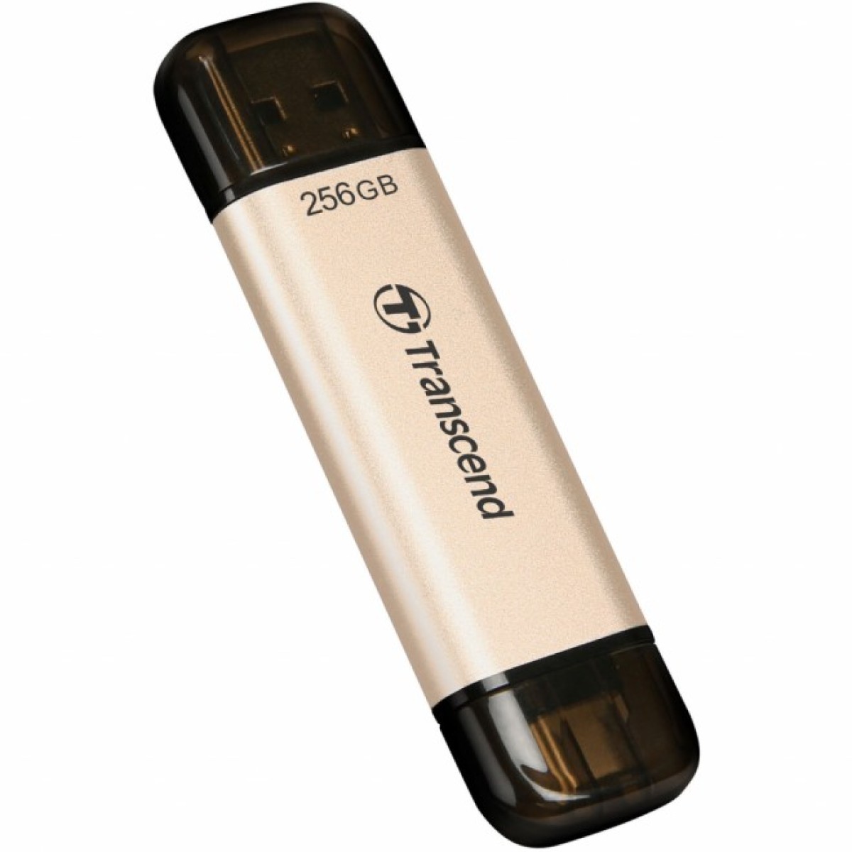 USB флеш накопитель Transcend 256GB JetFlash 930 Gold-Black USB 3.2/Type-C (TS256GJF930C) 98_98.jpg - фото 5