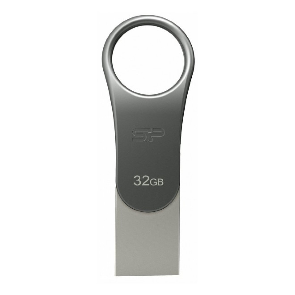 USB флеш накопитель Silicon Power 32GB Mobile C80 Silver USB 3.2 (SP032GBUC3C80V1S) 256_256.jpg