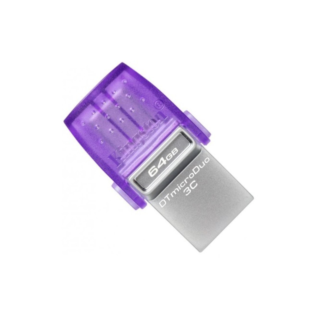 USB флеш накопичувач Kingston 64GB DataTraveler microDuo 3C USB 3.2/Type C (DTDUO3CG3/64GB) 256_256.jpg