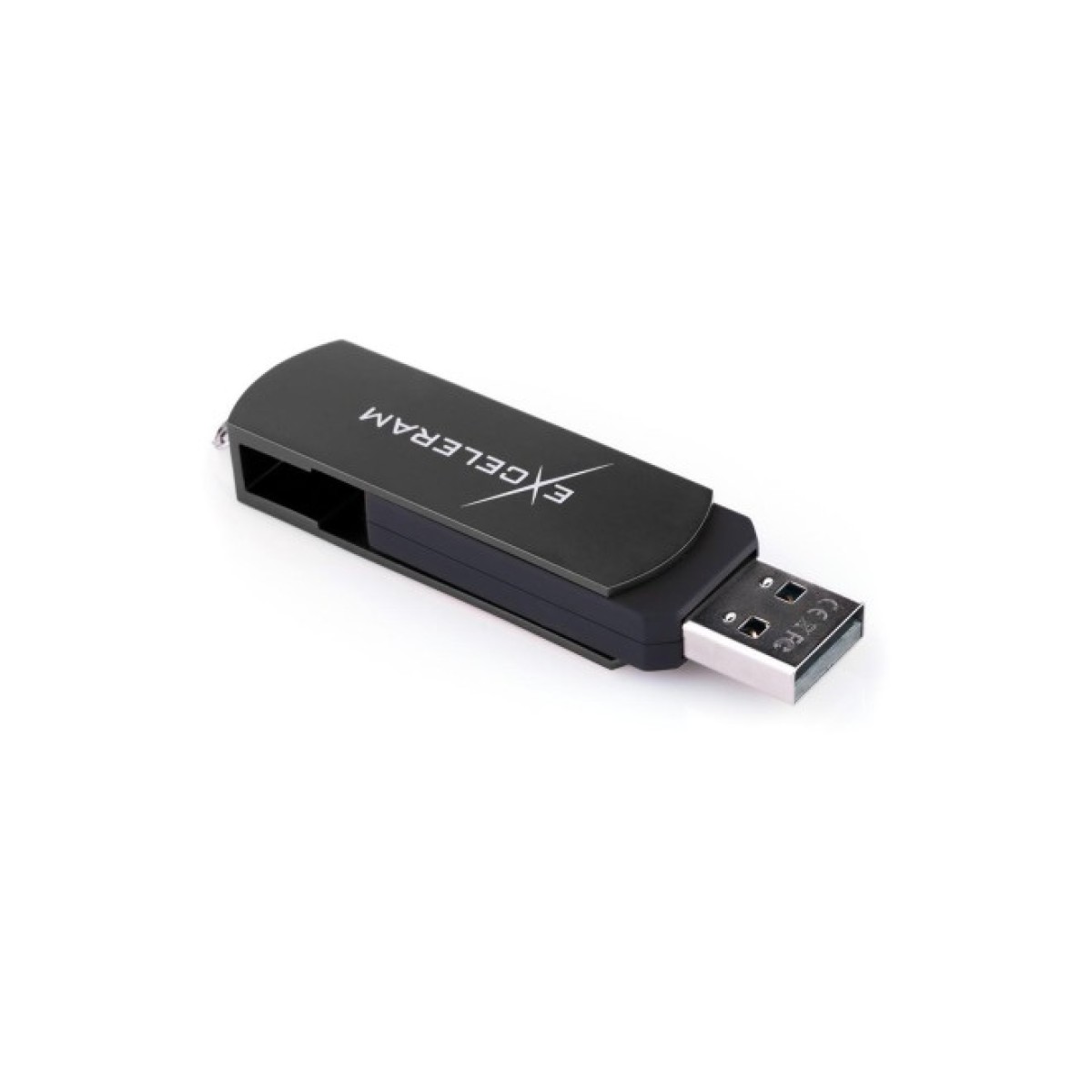 USB флеш накопитель eXceleram 32GB P2 Series Black/Black USB 2.0 (EXP2U2BB32) 98_98.jpg - фото 2
