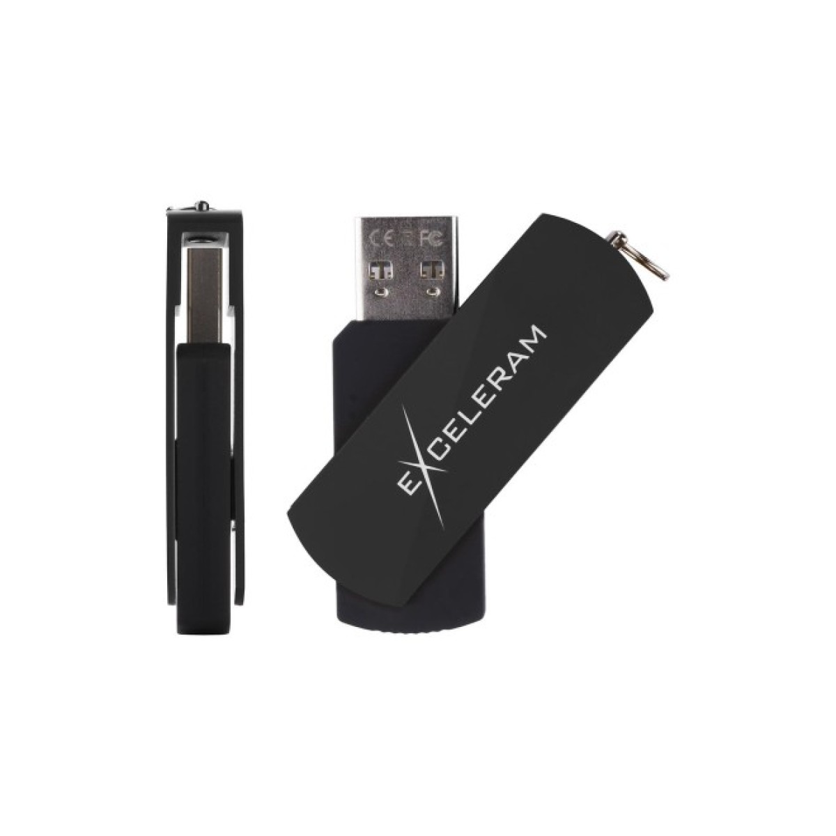 USB флеш накопитель eXceleram 32GB P2 Series Black/Black USB 2.0 (EXP2U2BB32) 98_98.jpg - фото 3