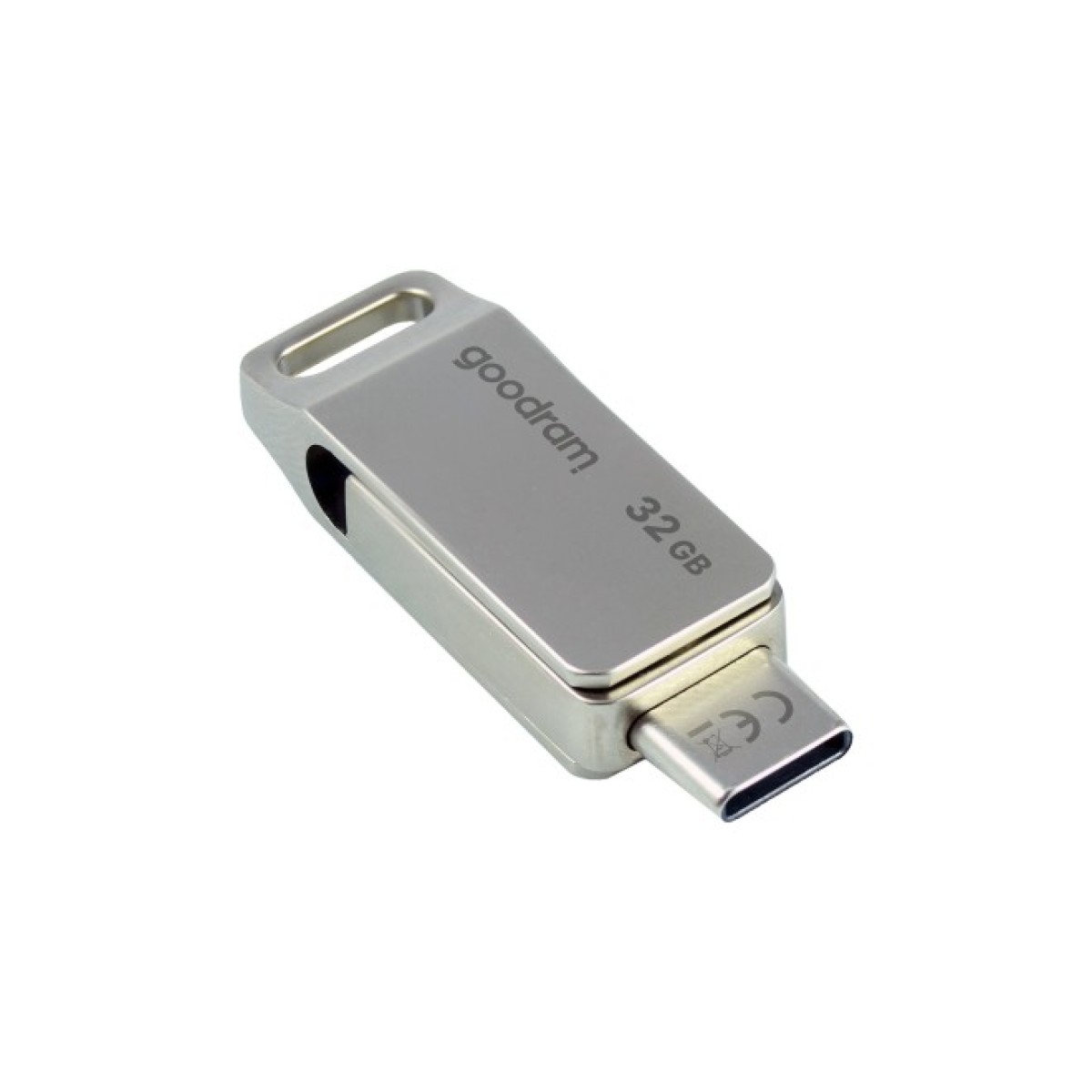 USB флеш накопитель Goodram 32GB ODA3 Silver USB 3.0 / Type-C (ODA3-0320S0R11) 98_98.jpg - фото 1